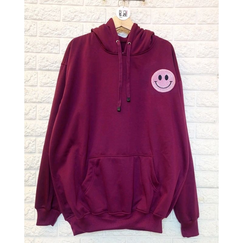 hoodie oversize smiley