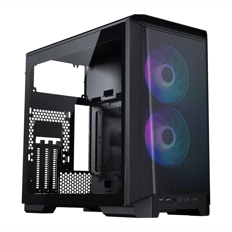 Phanteks P200A DRGB Black Mini ITX Tower Casing Komputer Computer Case