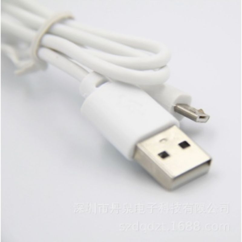 Kabel Data Micro USB / Micro USB Putih (KING)