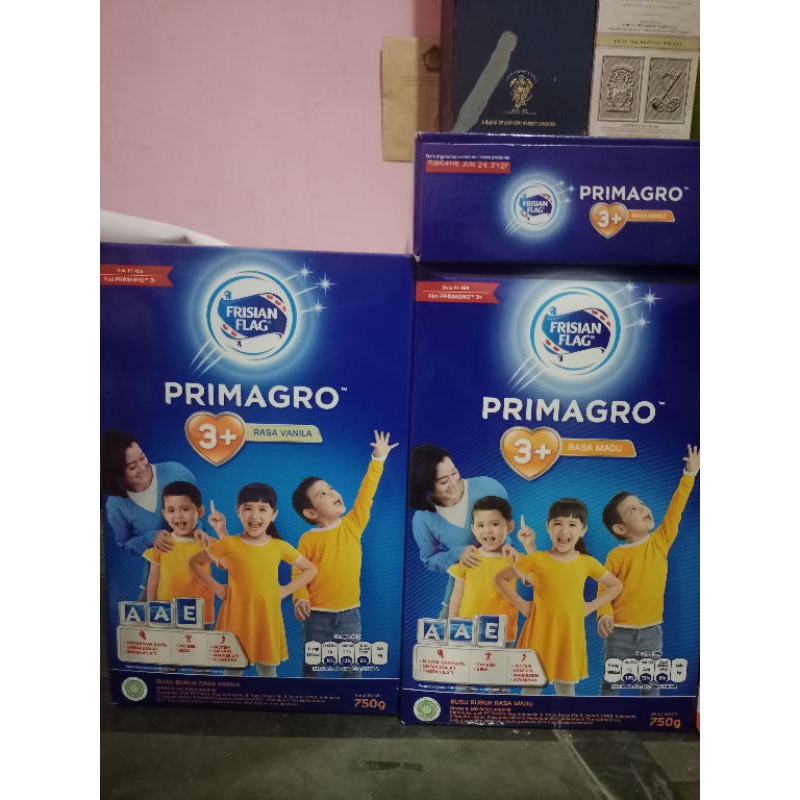 PRIMAGRO 3+ MADU VANILA 750GR