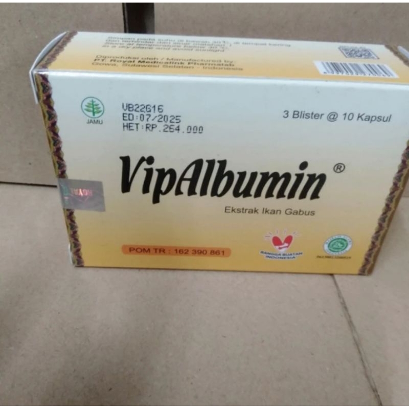 vip albumin kapsul