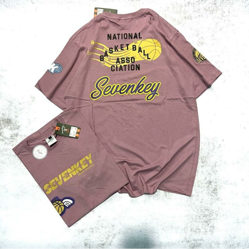 Sevenkey Kaos Pria Basic Cotton Combed 30's Colour Red Series