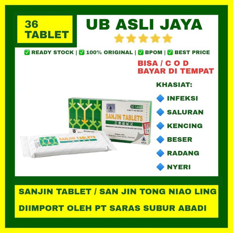 Sanjin Tablet 36 Tablet Lancar Kencing