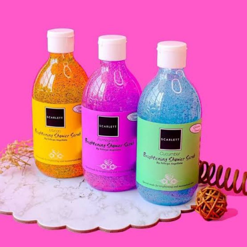 SCARLET Shower Scrub