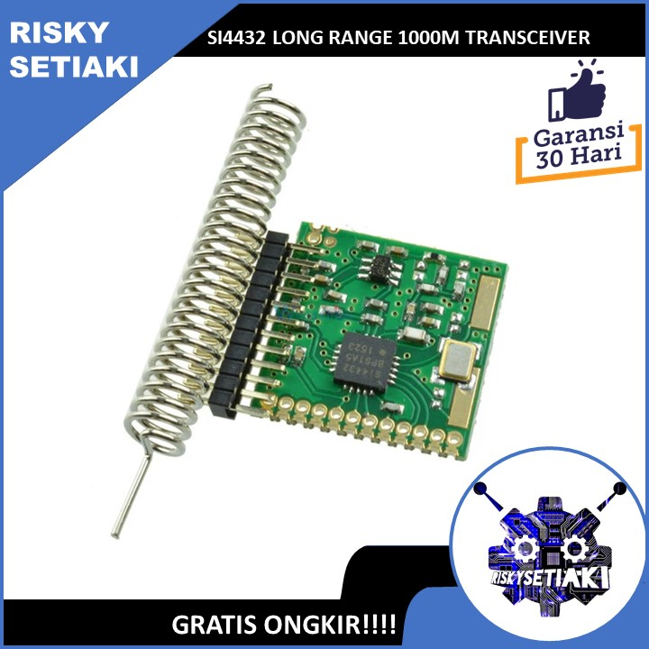 SI4432 LONG RANGE 1000M TRANSCEIVER WIRELESS MODULE 433MHZ