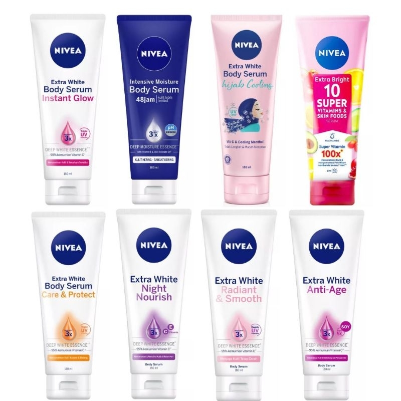 NIVEA Extra White/Extra Bright Body Serum 180ml