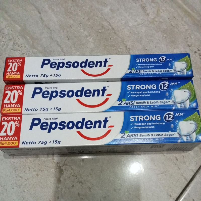 PEPSODENT STRONG 75 GR + 15 GR