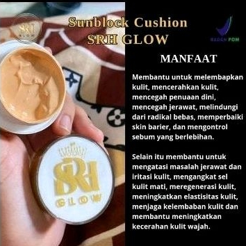 Sunblock cushion extra glow SRH Original