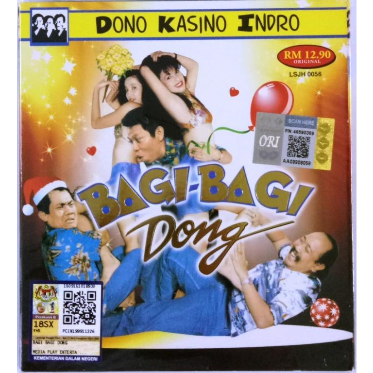 kaset dvd bagi bagi dong