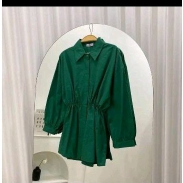kemeja serut oversize