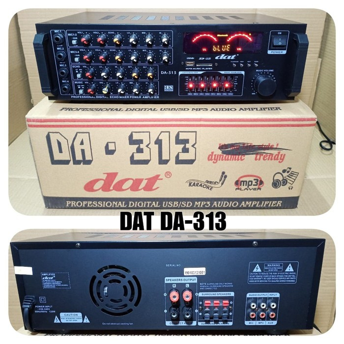 Amplifier Mixer DAT DA313 Bluetooth