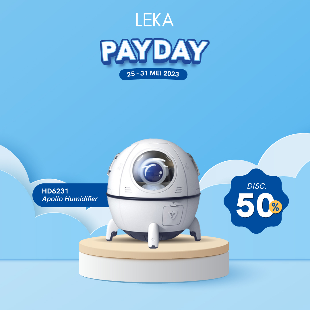 LEKA HD6231 Apollo Humidifier - Pelembab Udara Diffuser