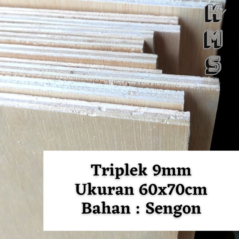 Triplek 60x70cm 9mm