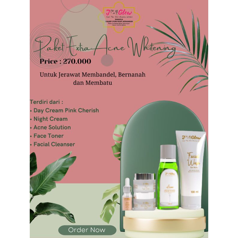 Jglow Paket Extra Acne Whitening