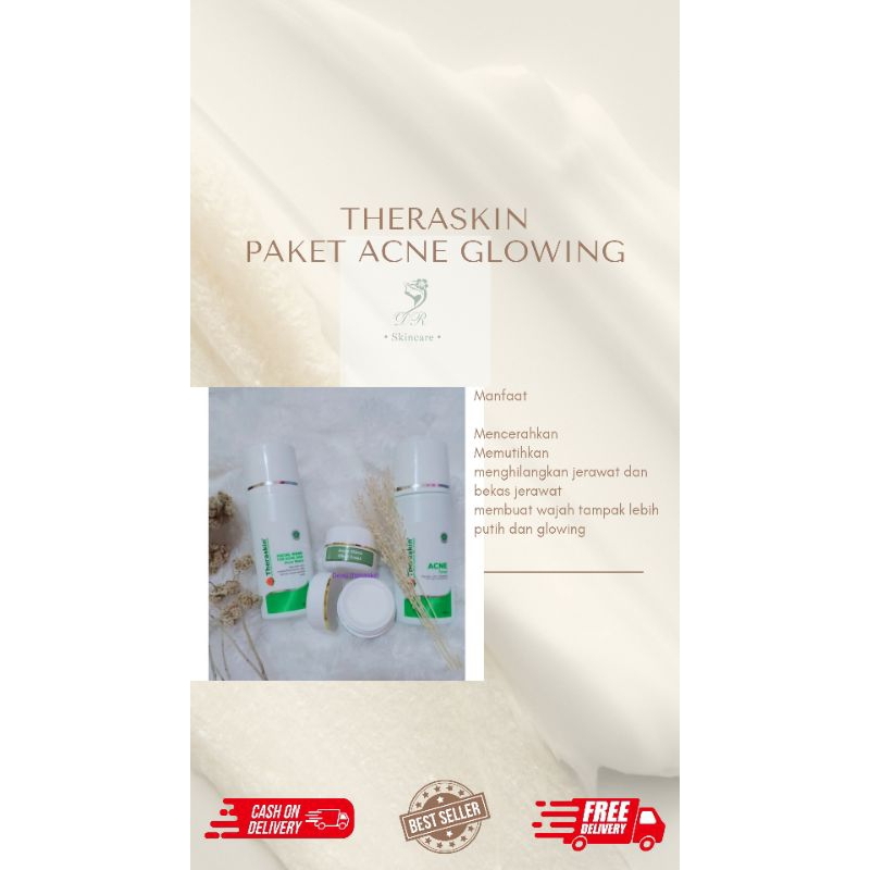Theraskin paket acne glowing