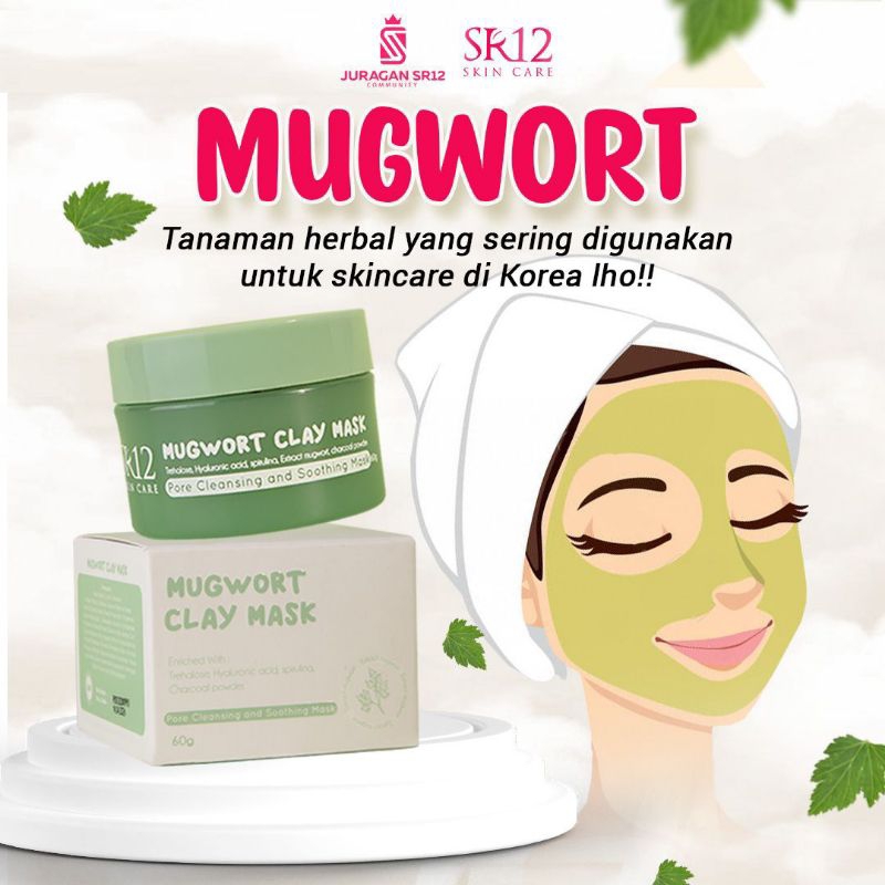 SR12 Mugwort Clay Mask 60gr