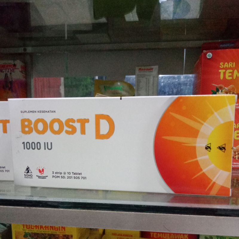 Suplemen Kesehatan BOOST D 1000UI Strip