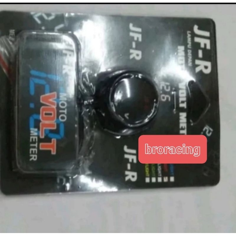 Voltmeter JFK bulat - biru