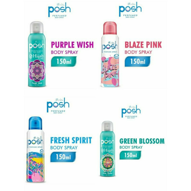POSH BODY SPRAY PERFUMED 150 ML