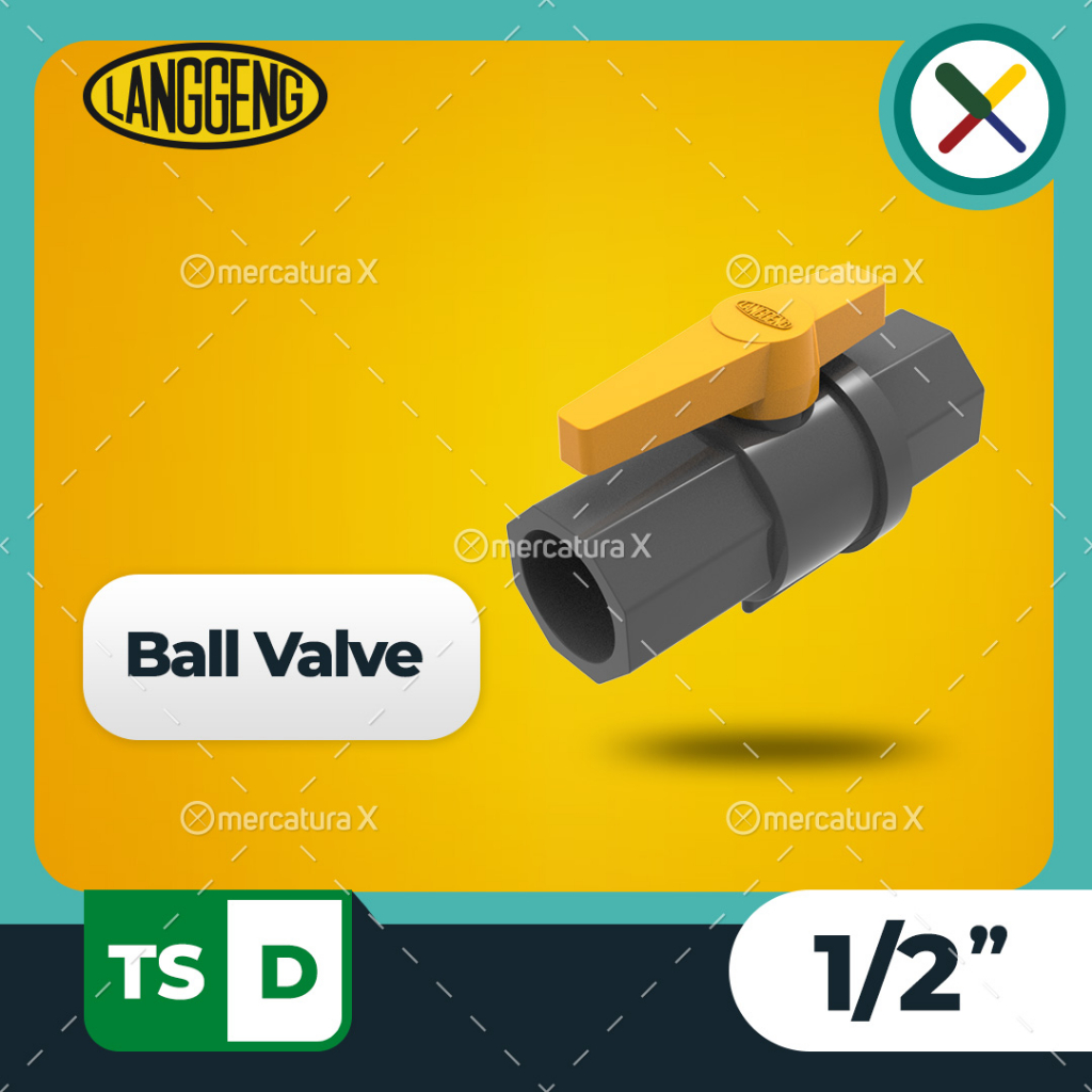 Ball Valve TS-D 1/2" / Fitting PVC