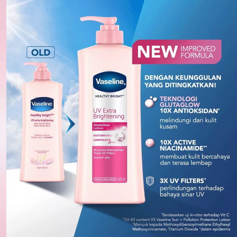 VASELINE UV EXTRA BRIGHTENING
