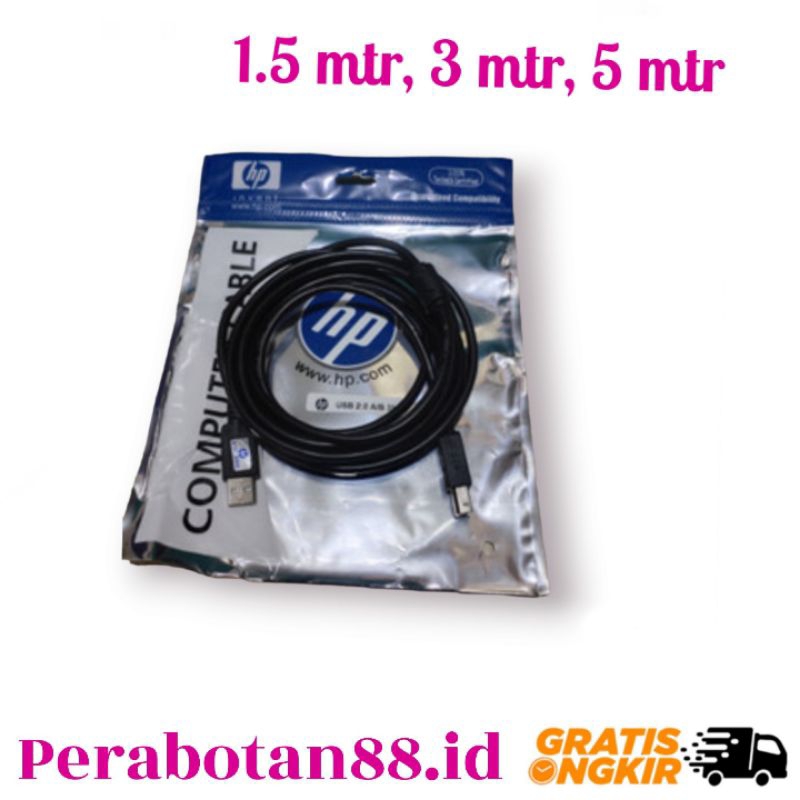 Computer Cable 3 mtr USB 2.0 Printer 1,5 mtr Kabel Printer 5 mtr Kabel Penghubung Komputer Printer
