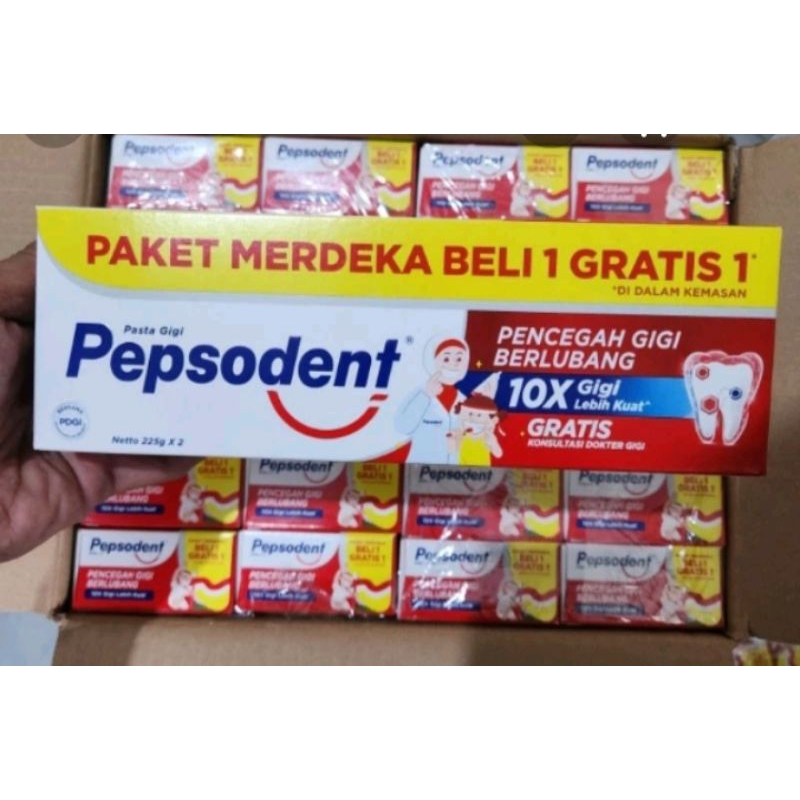 Pepsodent beli 1 gratis 1 225gr
