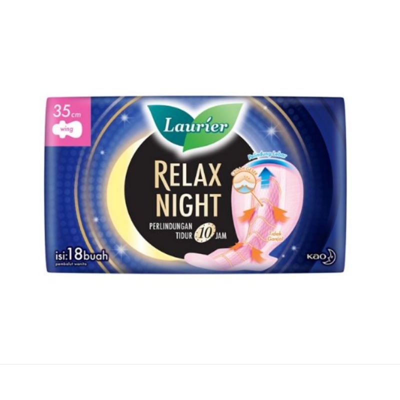 Laurier relax night 35 cm 12pc
