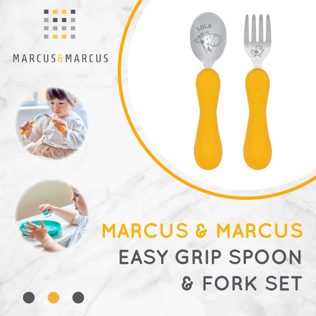 INTERNIAGA - MARCUS & MARCUS EASY GRIP SPOON FORK SET