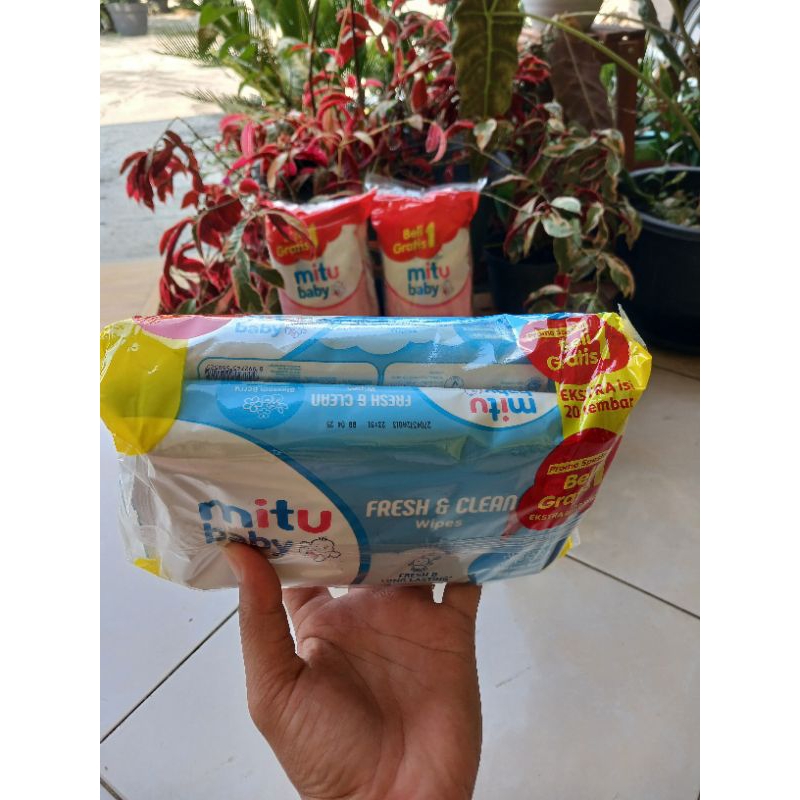 Tisu Basah Mitu Beli 1 Gratis 1