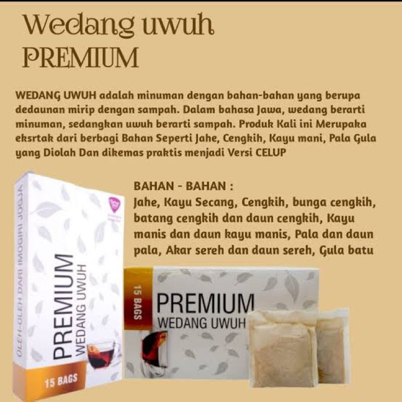 wedang uwuh celup