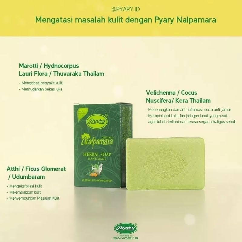 sabun herbal pyary nalpamara