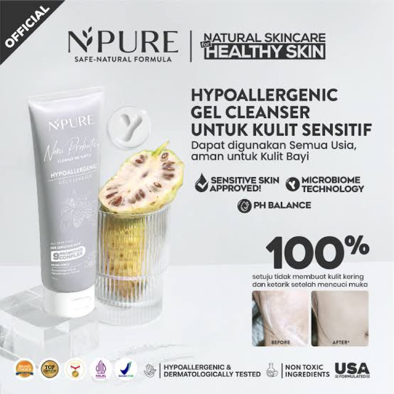 NPURE NONI GEL CLEANSER