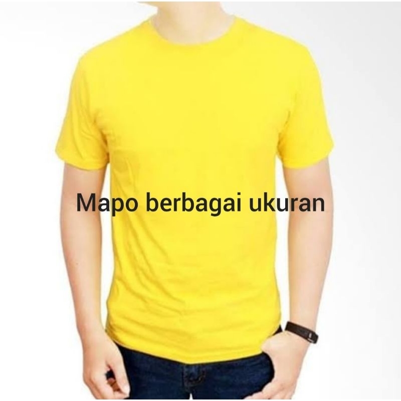 kaos polos mapo