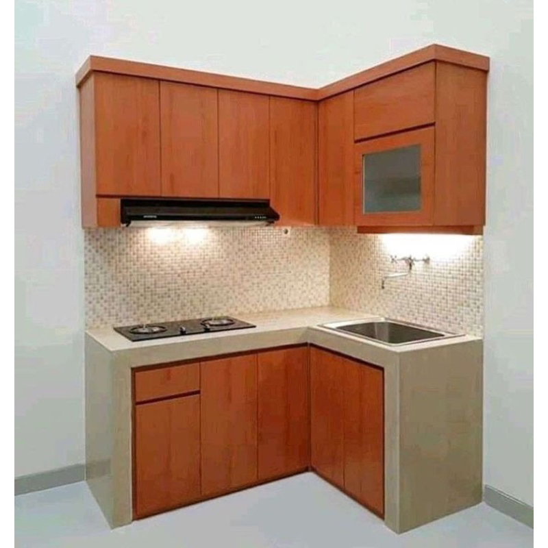 kitchenset atas bawah hpl