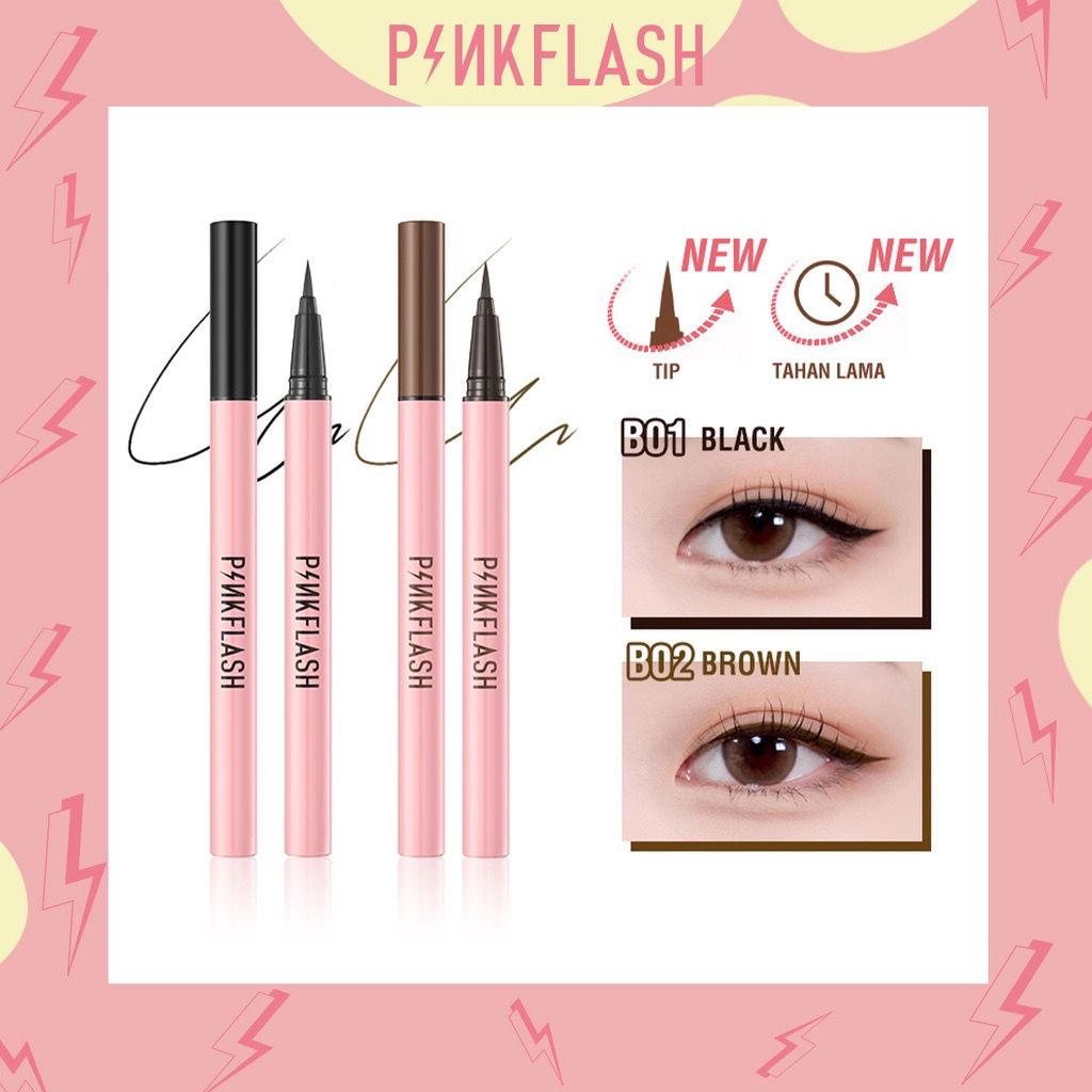 Pink flash Eye liner waterproof