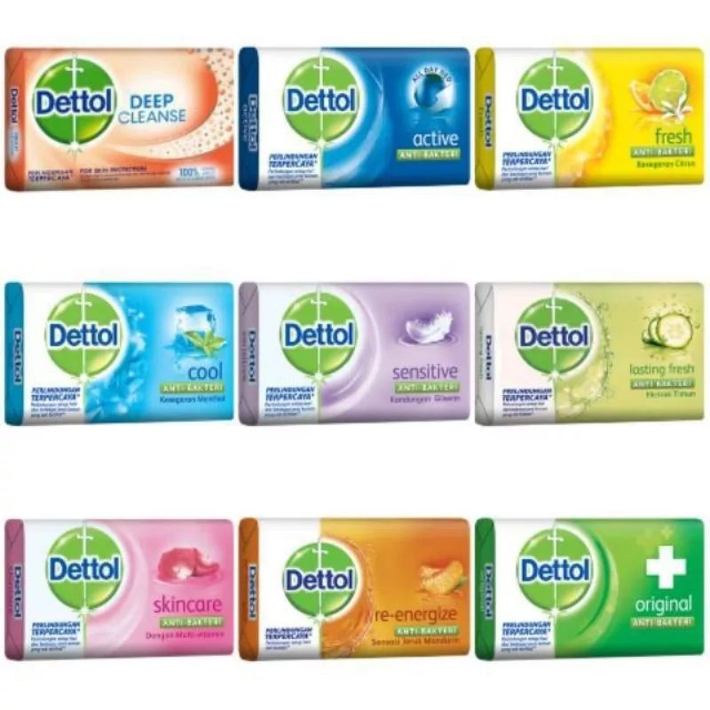 Dettol 60gr (3 pcs)
