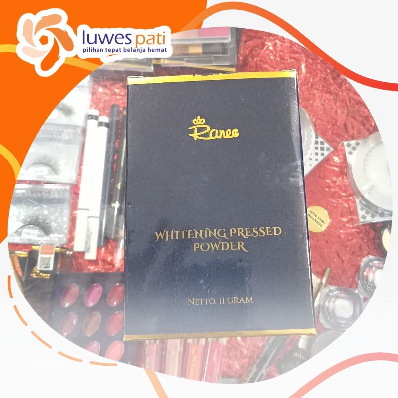 RANEE WHITENING PRESSED POWDER/REFILL/+TEMPAT