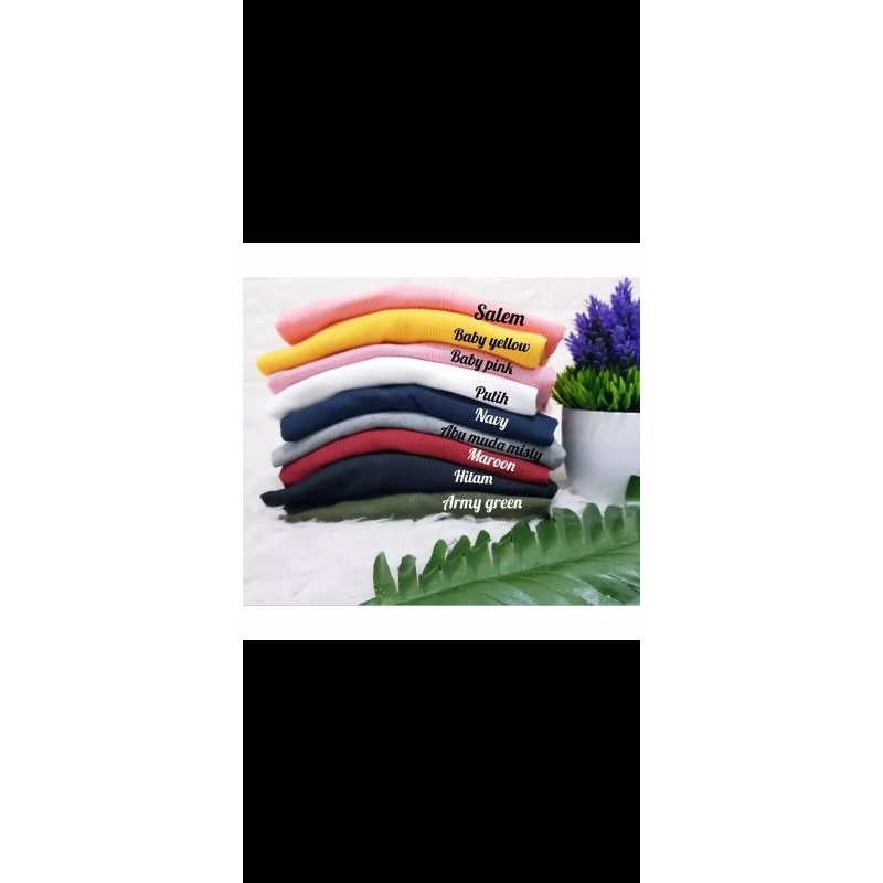 Claresta Knit Bahan Rib
