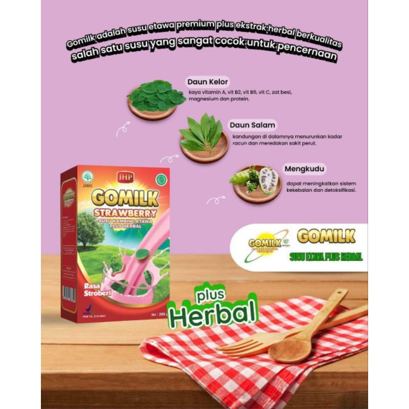 susu kambing gomillk