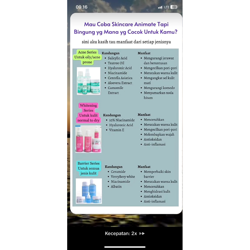 SKINCARE ANIMATE