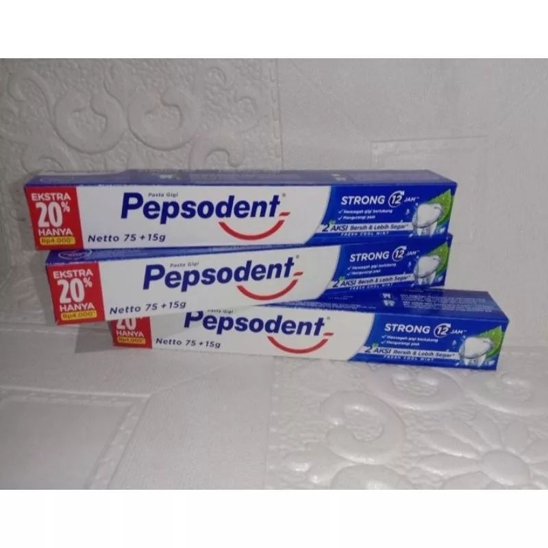 Pepsodent strong 75gr+15gr