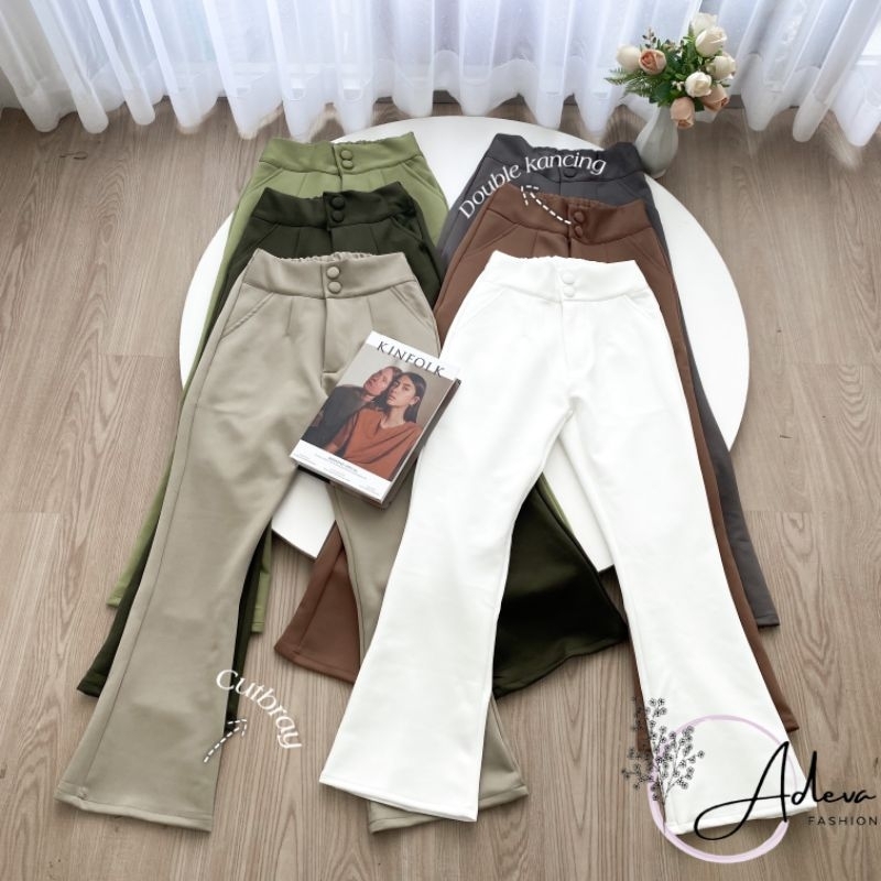 BUTTON CUTBRAY/ - Cutbray pant