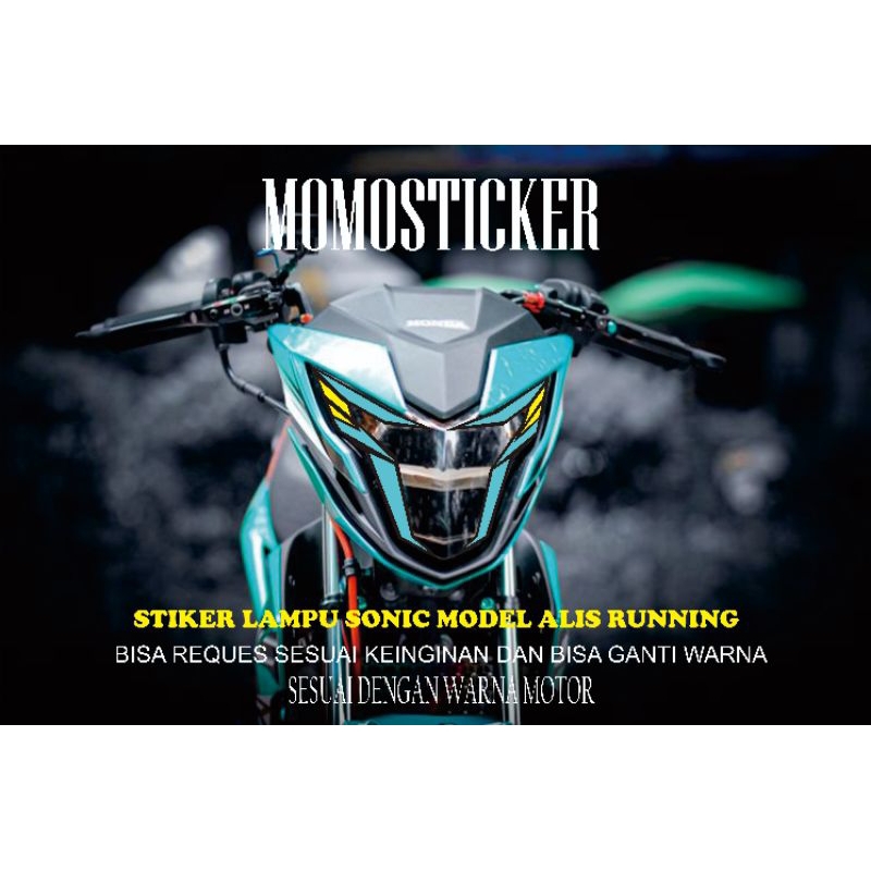 STIKER LAMPU SONIC