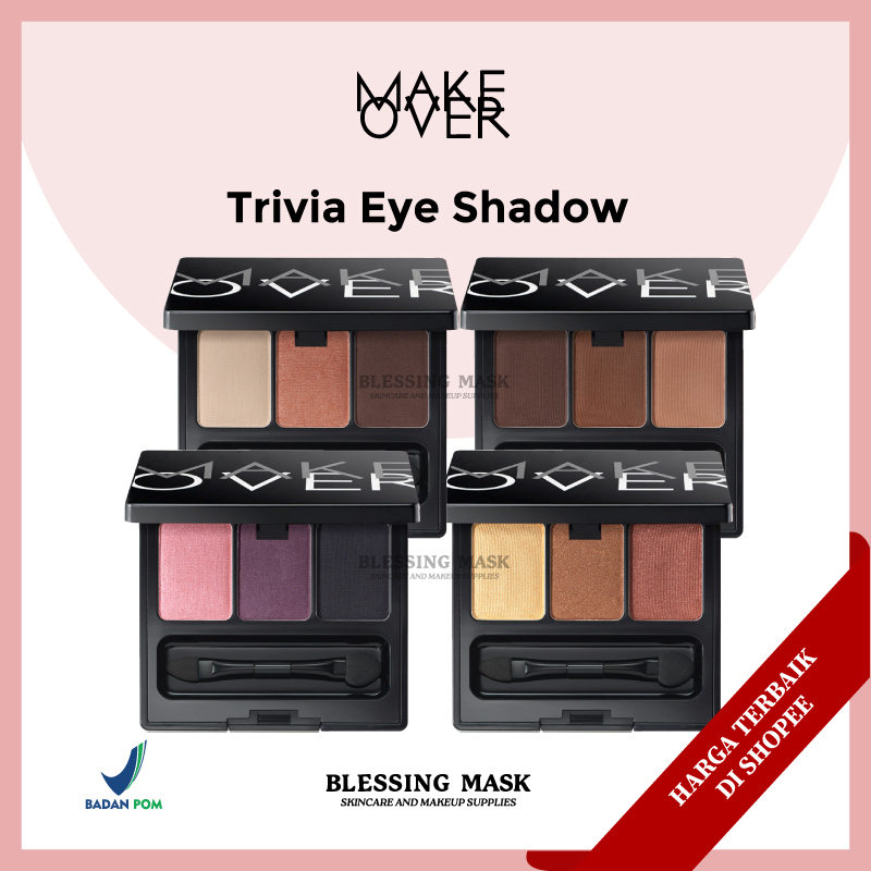 BISA COD) MAKE OVER Trivia Eye Shadow 6g