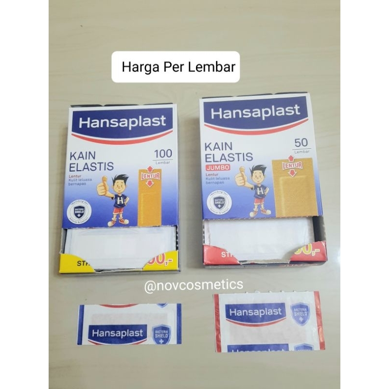(Ecer) Hansaplast Plester Kain Elastis Penutup Luka ❤