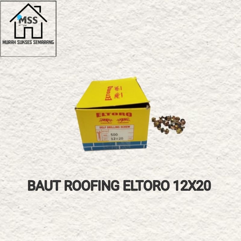 Baut Roofing Kuning / Sekrup Baja Ringan