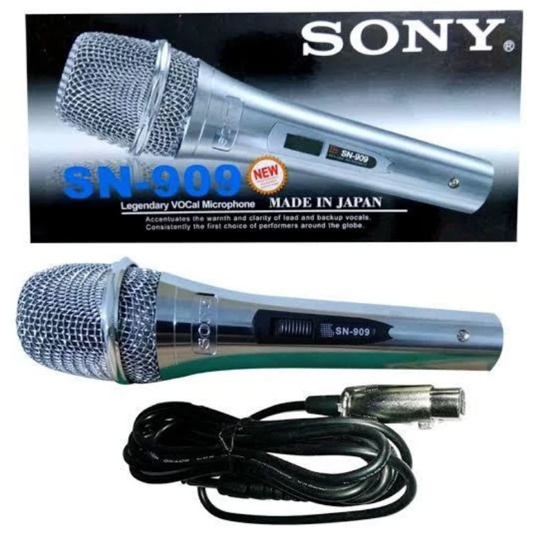 Microphone Sony SN-909 Dynamic Microphone + Kabel