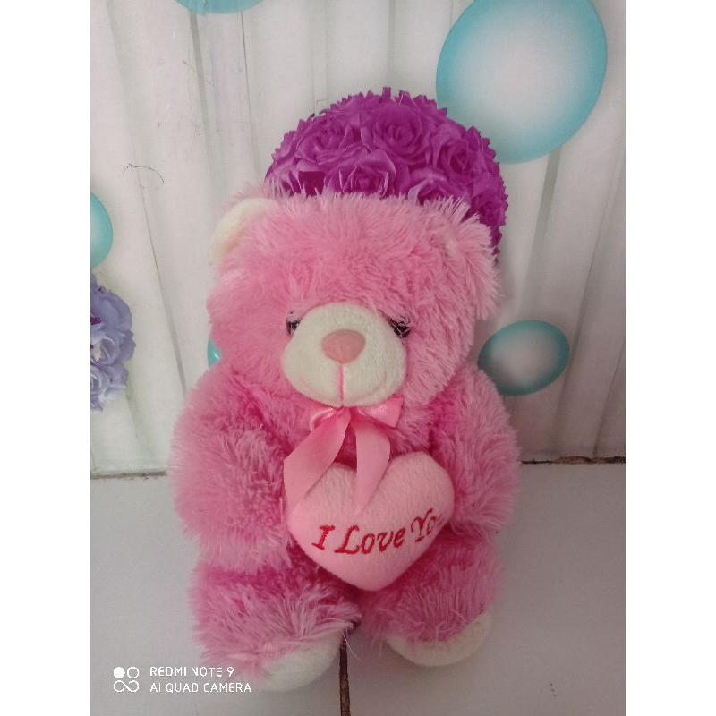 Boneka Bear i love you ( New)