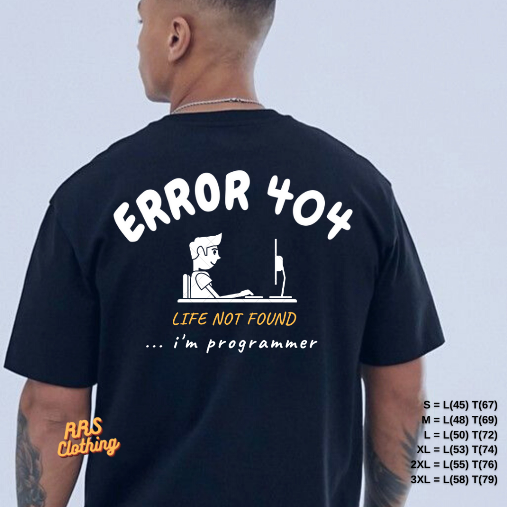 Kaos programmer programming error 404 life not found buku coding